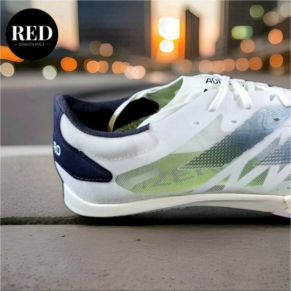 Adidas Adizero Ambition Track Spikes Cleats White Green IE5486 - Men’s Size 11.5 - Picture 13 of 16